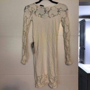 Bebe long sleeve mini dress